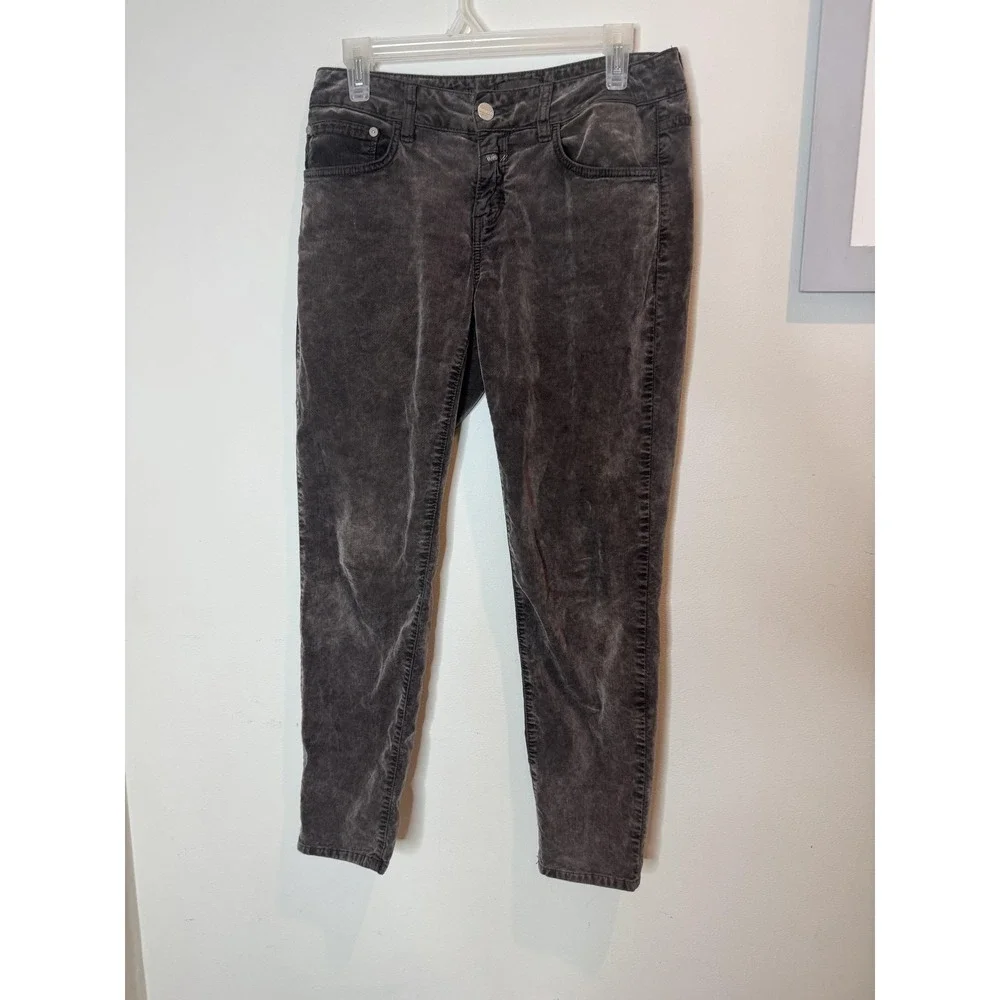 Closed Jeans Womens 28 Black Gray Washed Made In Italy‎ Skinny Denim Pants